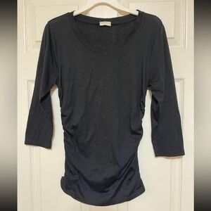 Melrose Chic Pregnancy Black 3/4 sleeves Top Size S